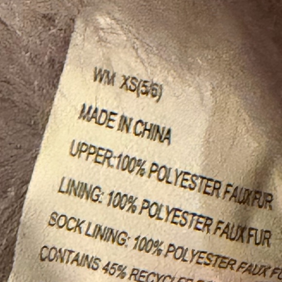 LC Lauren Conrad Cozy Gray Faux Fur Slippers - Picture 3 of 3